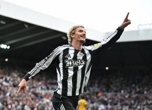 纽卡队史首人！沃尔特马德英超及欧冠首秀均有进球入账