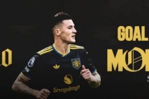 处子球！舍什科对阵布伦特福德三连射，当选曼联9月最佳进球