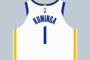 球衣记者：库明加将由00号改穿为1号 队史上一位李凯尔