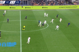 完美开场！巴雷拉抢断博尼送传中，劳塔罗轻松包抄破门