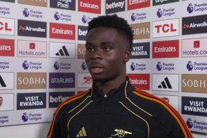 200场参与100球！萨卡：只想付出一切，努力让俱乐部赢球