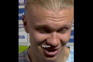 都记着呢😁欧洲金靴押注凯恩还是押你？哈兰德：别忘了姆巴佩