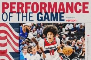 22岁前30分10板5三分+2断+2帽！凯肖恩-乔治今日数据比肩文班卢卡