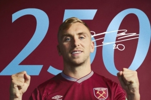 本赛季3球2助，鲍文迎西汉姆联生涯250场里程碑之战