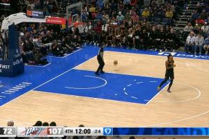 差距过大！雷霆第三节净胜勇士16分 三节结束领先35分！