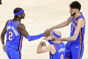 本赛季至今球员防守效率榜：前5雷霆独占4席 卡鲁索93.8断档第一