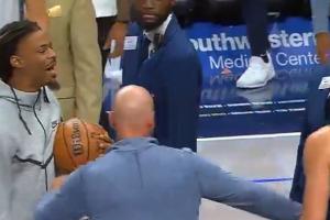 多家美媒读唇语😦！莫兰特对克莱说的是：你现在就是个废物