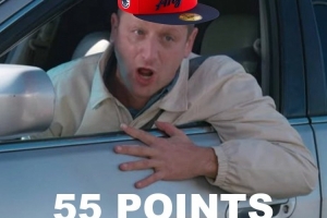 真的随意了些🤣！快船官方发布哈登55分海报 3毛钱P图效果