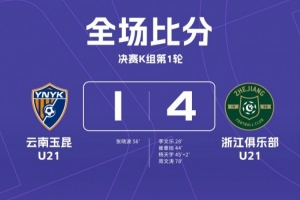 2025中国足球青少年精英联赛（U21组）决赛K组、L组第1轮赛果