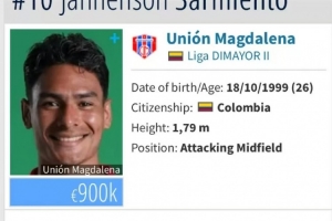 博主：尽管面临东欧球队竞争，但哥伦比亚进攻手萨缅托倾向踢中超