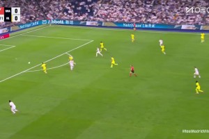 打破僵局！姆巴佩头球摆渡，维尼修斯突破后射门折射入网