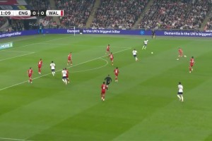 【集锦】友谊赛-罗杰斯闪击萨卡世界波建功 英格兰3-0威尔士