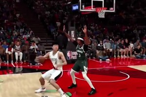 骚操作太多！网友2K模拟：五年后的杨瀚森，是这样打球的！