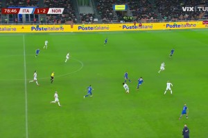 曼城连线！鲍勃送助攻，哈兰德凌空抽射破门反超意大利