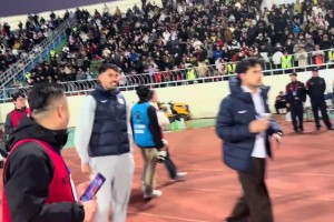 记者牛志明：泽卡、马德鲁加、陈泽仕和彭啸都来看齐鲁超赛了