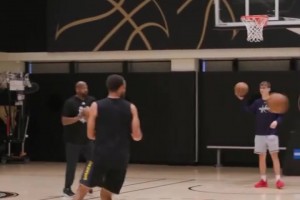 篮球人的手感！姚明体验 24 秒时间感知挑战，卡秒太准了👍